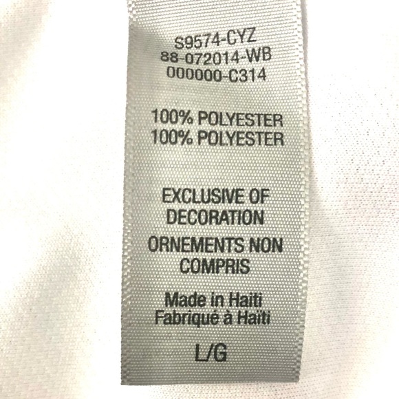 Women’s C9 by Champion White Activewear Duo Dry Long Sleeve Top - Picture 5 of 5